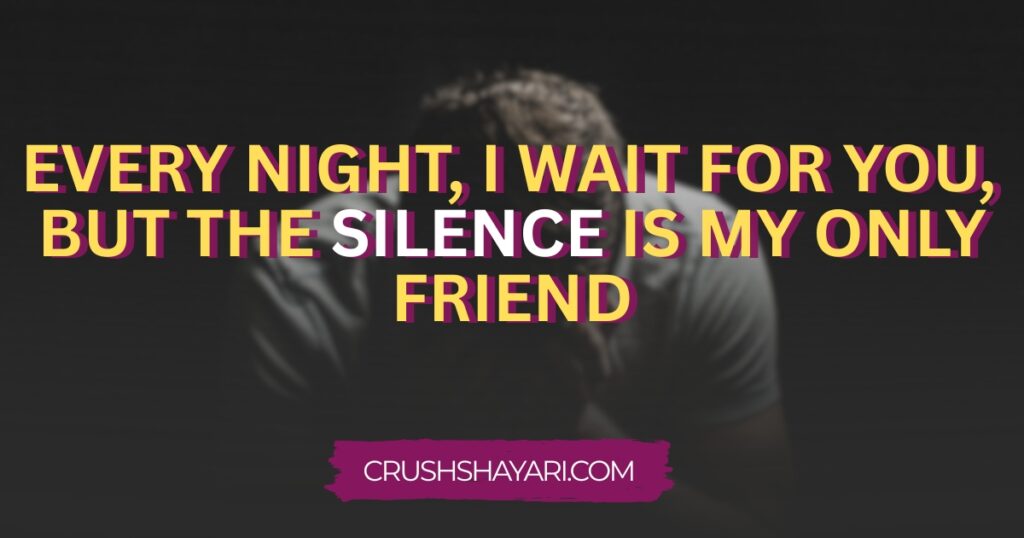 feeling alone sad shayari in english
