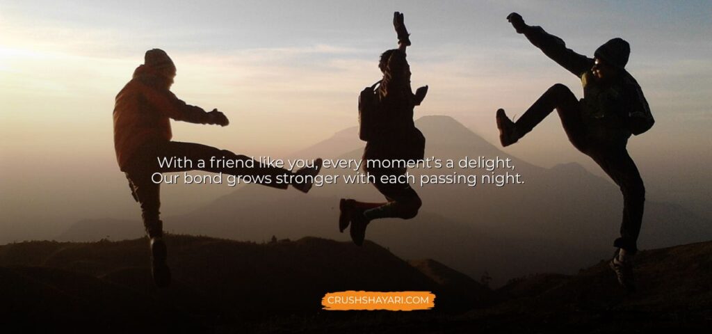 friendship shayari in english