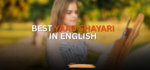yaad shayari in english